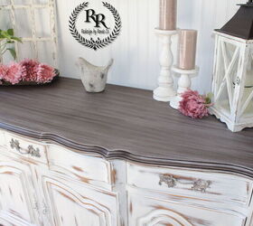 sideboard buffet stain it and paint it shabby chic farmhouse