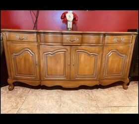 sideboard buffet stain it and paint it shabby chic farmhouse