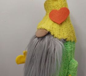 neon nubby knit gnomes