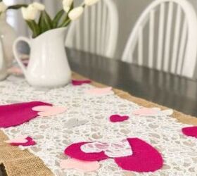 How to Make a Valentine's Day Table Runner DIY Hometalk