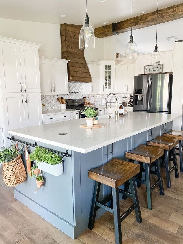 how to diy a faux wood beam