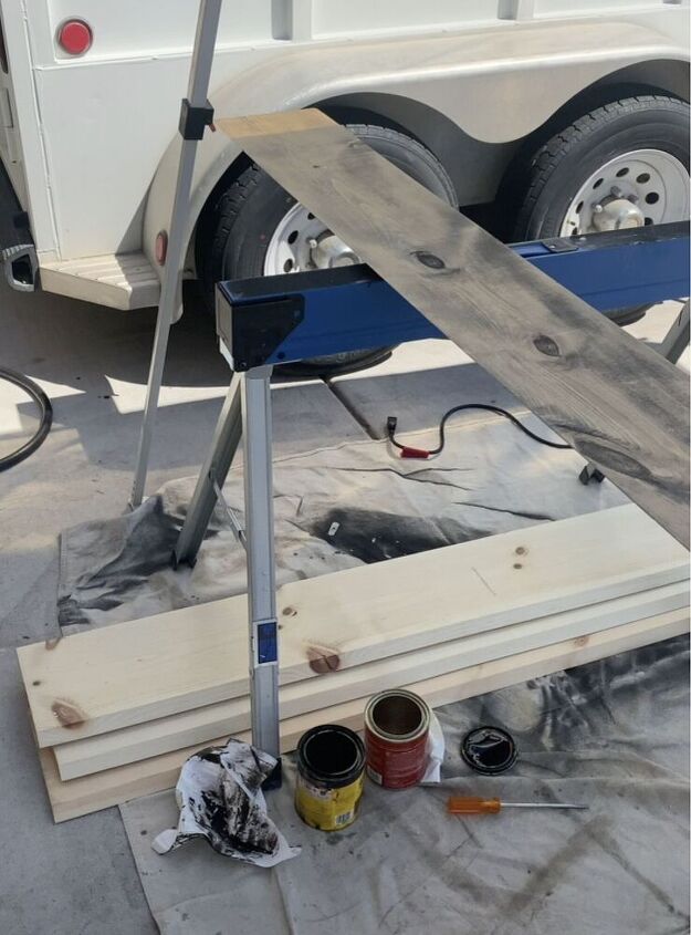 how to diy a faux wood beam