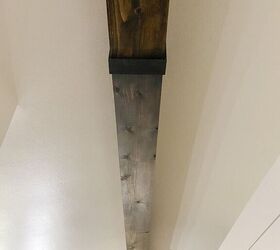 How to DIY a Faux Wood Beam