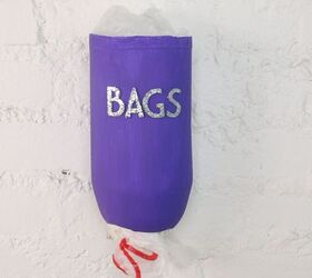 s 60 genius organizing ideas that will change your life this year, Get Your Plastic Bags In Order With A Bottle