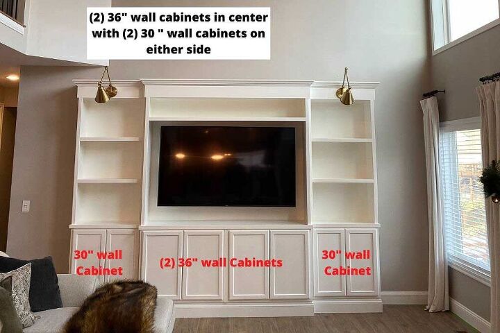 our diy built in media center reveal material list cost included