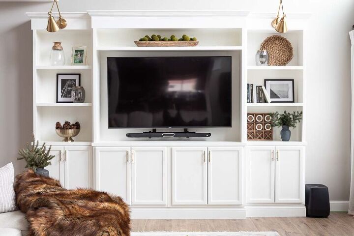 Our DIY Built-in Media Center Reveal (Material List & Cost Included ...