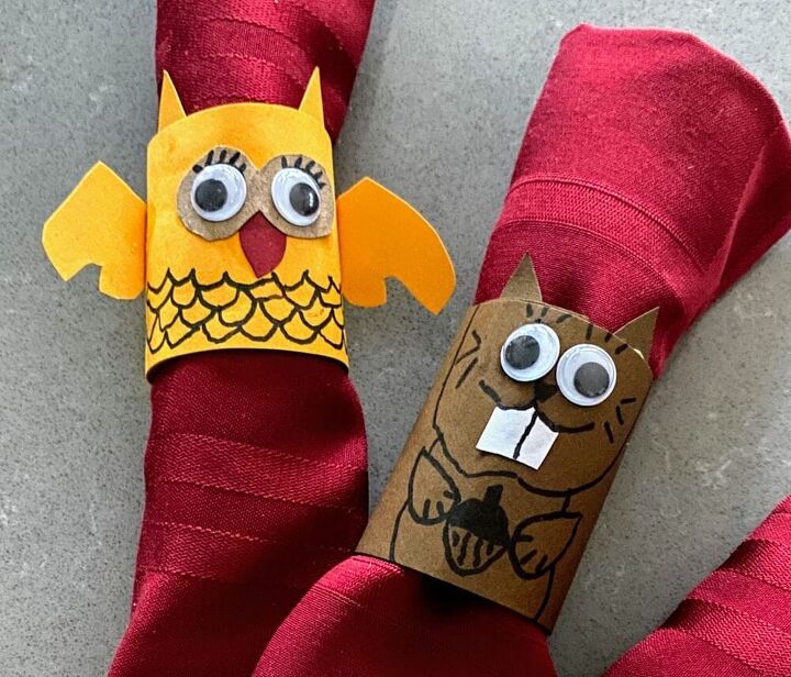 the most adorable diy napkin rings