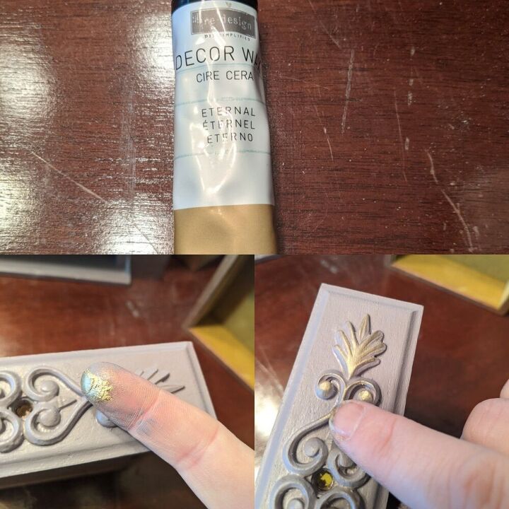 creating a jewelry box for a princess, Decor Wax in Eternal added to details