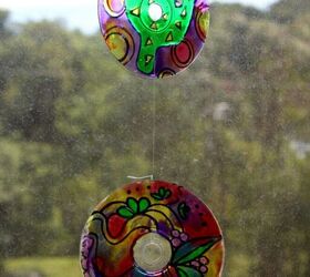 s 25 sweet upcycles that made us smile this month, DIY Suncatchers From Upcycled CDs