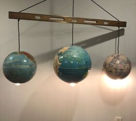 s 25 sweet upcycles that made us smile this month, Around the World for a Hanging Lamp