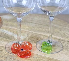 s 25 sweet upcycles that made us smile this month, Create DIY Upcycled Wine Glass Charms From Water Bottles