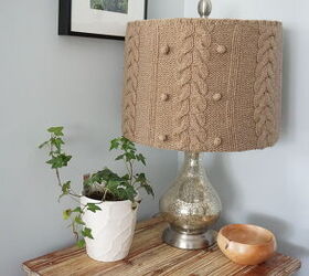 s 25 sweet upcycles that made us smile this month, How to Make a Sweater Lamp