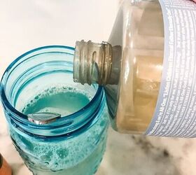 Pour this into a jar this weekend for this easy, 5-minute idea for your bathroom