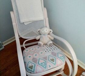 old rocking chair gets a remodel