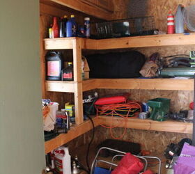 unorganized closet turned propagation station