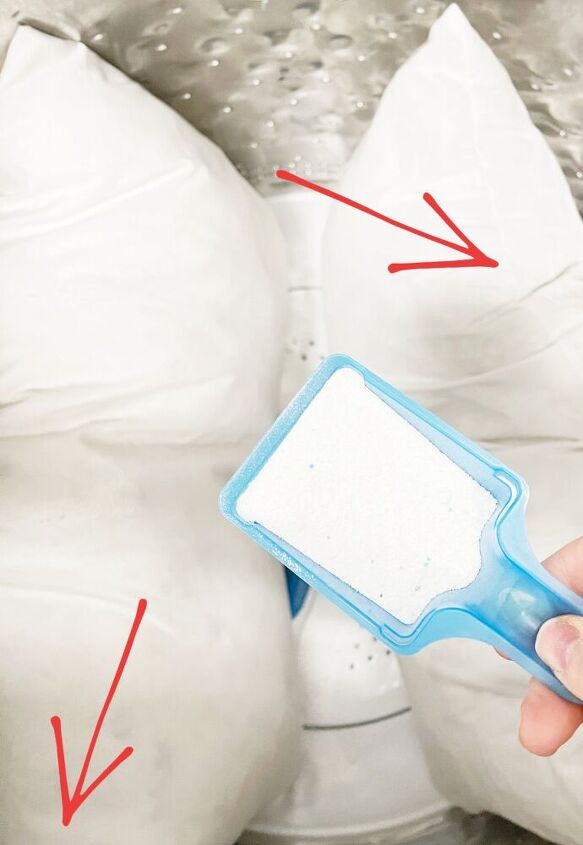 how to clean down pillows