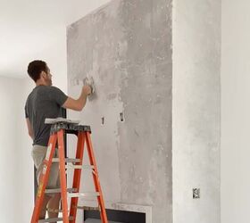 how to create a concrete look with venetian plaster
