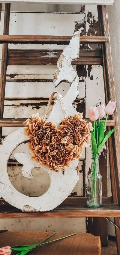 easy coffee filter valentine heart decor