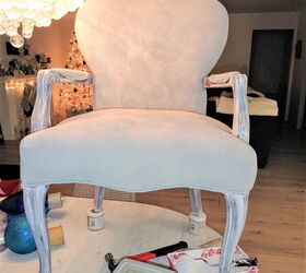 quick and easy chalk painted chair