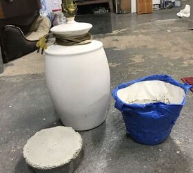 lamp makeover, Base mold to add height