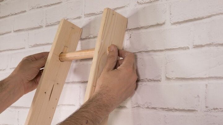 como fazer uma escada de madeira decorativa passo a passo