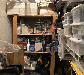 Organización fácil del armario de herramientas para crear más espacio de almacenamiento