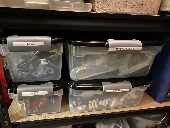 fcil organizao do armrio de ferramentas para criar mais espao de armazenamento