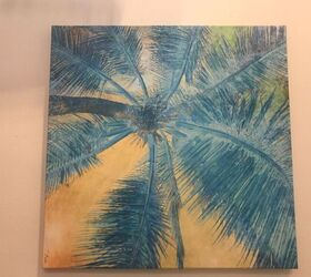 Is it possible to white wash an acrylic painted canvas?