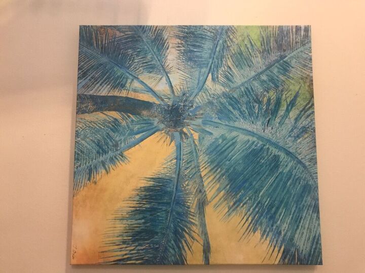 q is it possible to white wash an acrylic painted canvas
