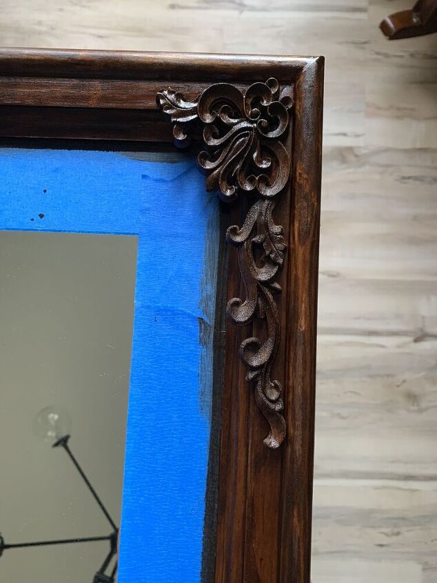 diy espejo inspirado en anthropologie primrose a partir de un viejo espejo de bao