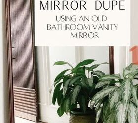 diy anthropologie primrose inspired mirror from an old bathroom mirror