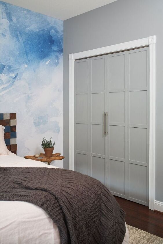 updating flat closet doors