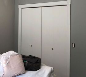 updating flat closet doors