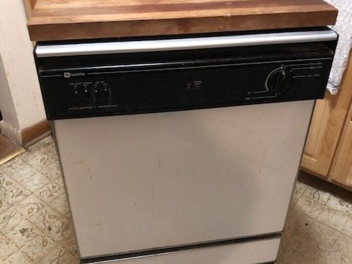 q how can i cover my dishwasher top