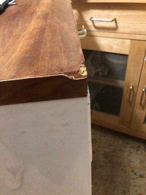 how can i cover my dishwasher top
