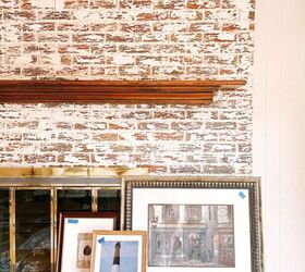 What they did to make their dark, outdated fireplace  look magazine-worthy