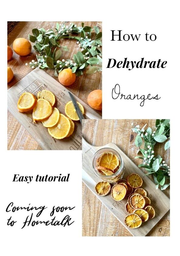como desidratar laranjas