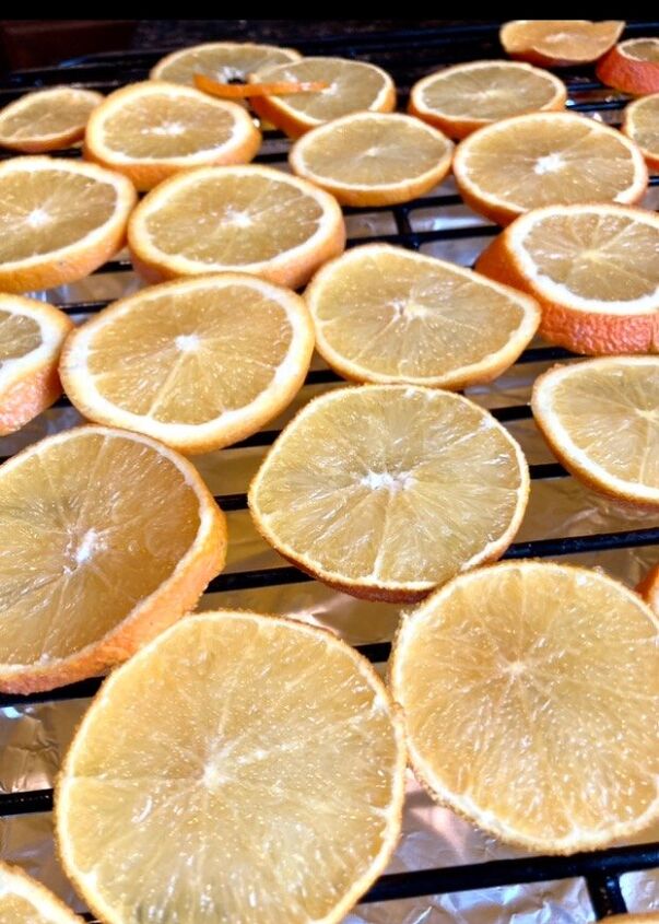 como desidratar laranjas
