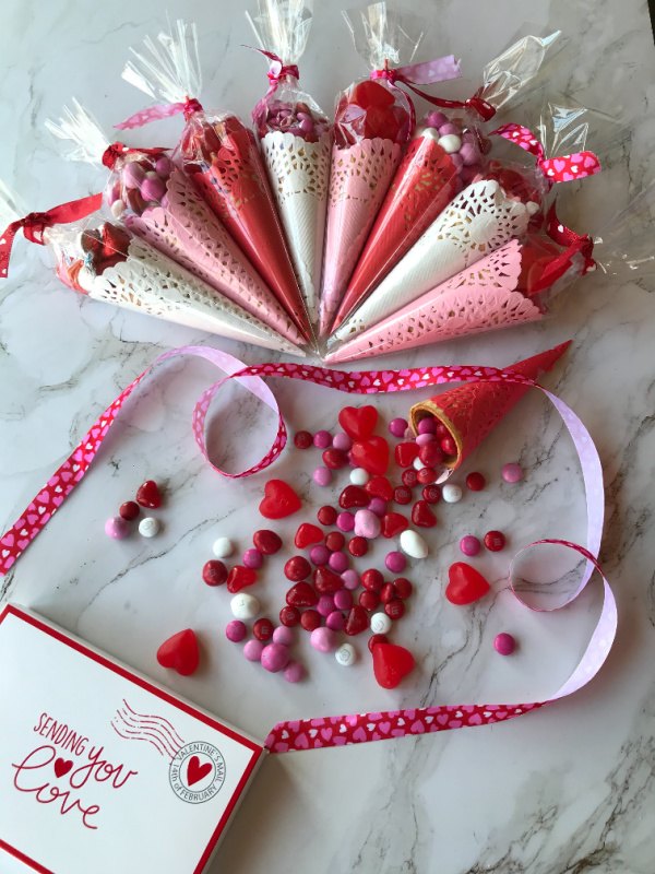 s 20 valentine s day gifts you can make for under 20, DIY Dollar Tree Valentine s Day Candy Favors