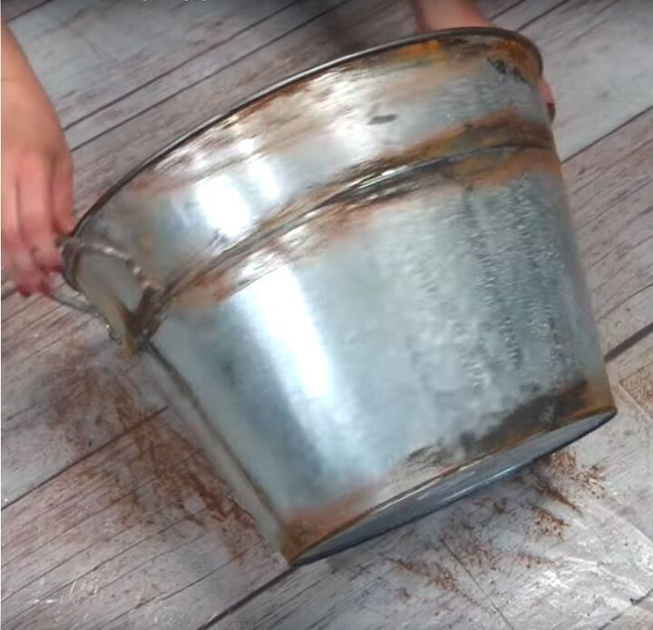 s 16 designer dupes from dollar store finds, How to Paint Galvanized Metal to Create a Rus