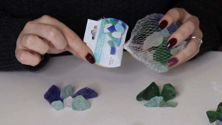s 16 designer dupes from dollar store finds, Sea Glass Wreath