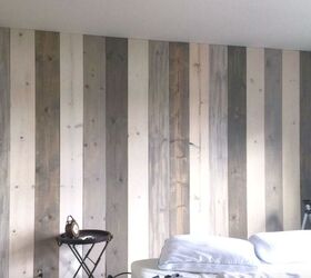wood accent wall with a coastal vibe
