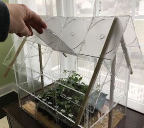 20 ideas that ll get you excited to garden again, CD Case Greenhouse