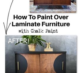 How To Paint Over Laminate Furniture (With Chalk Paint) 