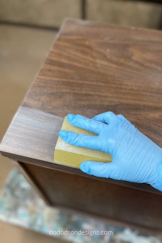 how to paint over laminate furniture with chalk paint