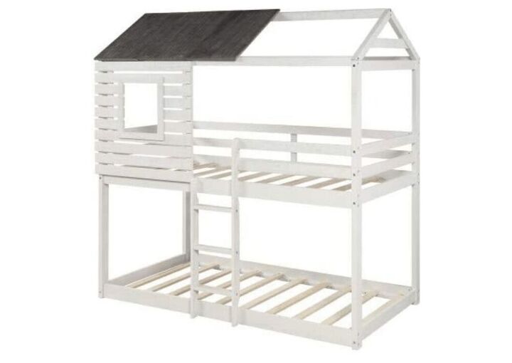diy farmhouse bunk bed 804 sycamore, Twin Over Twin Bunk Bed