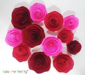How to Make Easy DIY Rolled Paper Roses