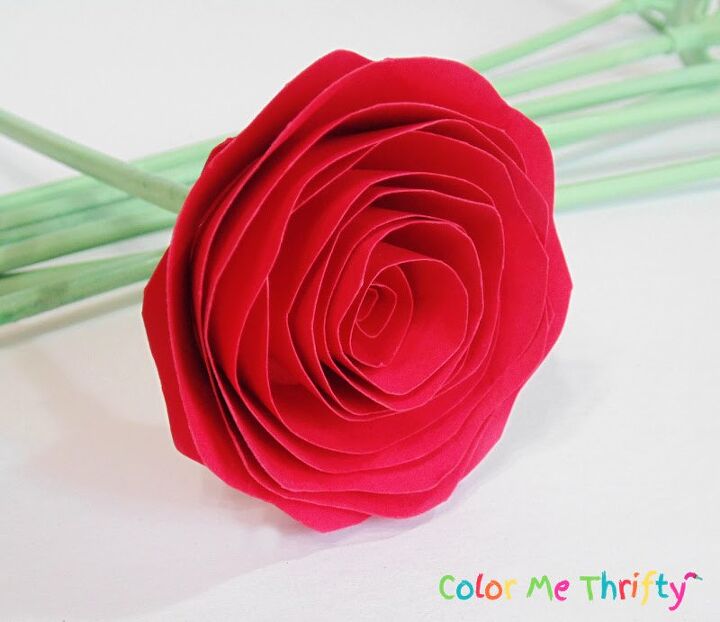 como fazer rosas de papel laminado fceis
