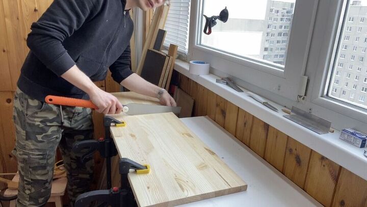 how to make a nightstand from clothes hangers diy side table