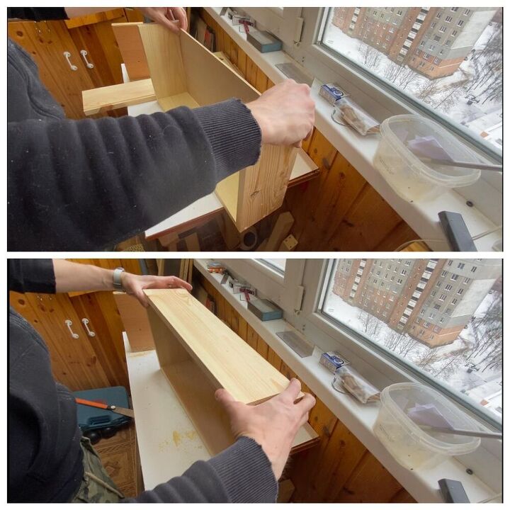 how to make a nightstand from clothes hangers diy side table